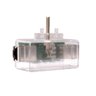 Kit 8 Tomadas + Ethernet Cat5e - Rj45 Transparente Clamper - 2
