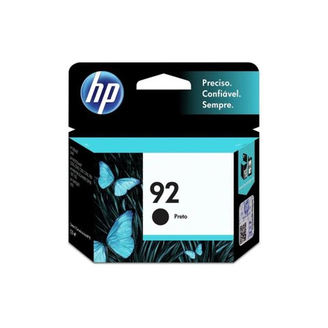 Cartucho de Tinta Hp 92 C9362wb 5440 1507 1510 6310 Preto Original