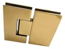 Ver imagem 3 de Dobradiça Dourada Vidro / Vidro 1010 180º Modelo GV48 em Aço Inox 304 - Porta Vidro Box