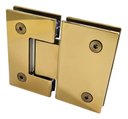 Ver imagem 2 de Dobradiça Dourada Vidro / Vidro 1010 180º Modelo GV48 em Aço Inox 304 - Porta Vidro Box