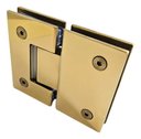 Ver imagem 4 de Dobradiça Dourada Vidro / Vidro 1010 180º Modelo GV48 em Aço Inox 304 - Porta Vidro Box