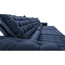 Ver imagem 4 de Sofá Retrátil e Reclinável 3,55m Molas Ensacadas Cama inBox Big Space com Bordado 3D Velusoft