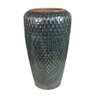 Vaso Cerâmica Importado África Rústico Verde D48cm x A90cm - 1