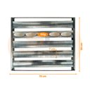 Ver imagem 3 de KIT - 3 Esteiras Pão Francês 5 Talas Tiras Alumínio 7cm 50g 58x70 - Imeca
