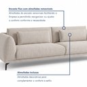 Ver imagem 5 de Sofá Living 4 Lugares com Almofadas 230cm Siena