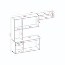 Ver imagem 2 de Cozinha Compacta Carol 6 Portas 1 Gaveta MDF 163cm Off White Aramóveis