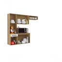 Ver imagem 1 de Cozinha Compacta Carol 6 Portas 1 Gaveta MDF 163cm Off White Aramóveis