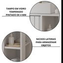 Ver imagem 7 de Gabinete para Banheiro 60cm com 1 Porta 2 Nichos e Cuba de Sobrepor Noruega Branco