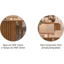 Ver imagem 3 de Conjunto Sala de Jantar Mesa Ana 6 Cadeiras Nicole Cimol