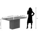 Ver imagem 6 de Conjunto Sala de Jantar Mesa Ana 6 Cadeiras Nicole Cimol