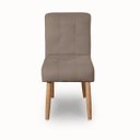 Ver imagem 4 de Cadeira Confortavel Jantar Luna Suede Capuccino para Quarto Sala Recepção.