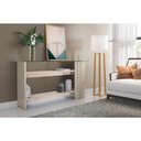 Ver imagem 5 de Aparador 2 Prateleiras Ulisses Calacata Off-White sem Porta sem Gavetas MDP 150cm Off White Casah