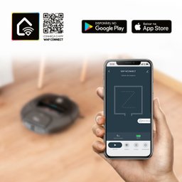 Aspirador Robô Bivolt com Amazon Alexa e Google Assistente Robot Wconnect Wap - 8 Aspirador Robô Bivolt com Amazon Alexa e Google Assistente Robot Wconnect Wap - 8