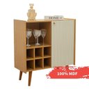 Ver imagem 4 de Balcão Adega Cinamomo 100% Mdf Vértice Cinamomo White Laca Brilho