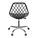 Ver imagem 4 de Kit 2 Cadeiras Kayla Office Cromada Preta para Escritório e Home Office