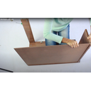 Ver imagem 3 de Gabinete de Máquina de Costura Tipo Singer Cedro