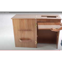 Gabinete de Máquina de Costura Tipo Singer Cedro - 2