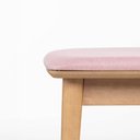 Ver imagem 6 de Banco Sapateira com Prateleira Ripada Liva 70 Cm X 36 Cm Tauari Rosa