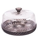 Ver imagem 1 de Queijeira de Plástico Com Tampa Cristal Twist Plasutil ref.15546