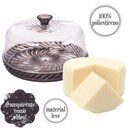 Ver imagem 2 de Queijeira de Plástico Com Tampa Cristal Twist Plasutil ref.15546