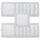 Ver imagem 2 de Kit 15 Plafon Painel LED Luminária Downlight 18W Embutir