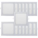 Ver imagem 1 de Kit 15 Plafon Painel LED Luminária Downlight 18W Embutir