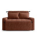 Ver imagem 2 de Sofá Cama para Sala de Estar Amora New Veludo Matrix - Cobre