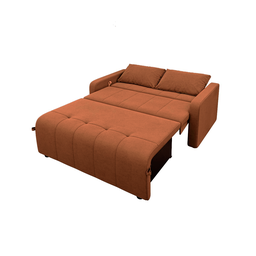 Sofá Cama para Sala de Estar Amora New Veludo Matrix - Cobre - 5