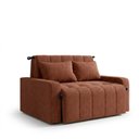 Ver imagem 3 de Sofá Cama para Sala de Estar Amora New Veludo Matrix - Cobre