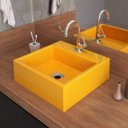 Ver imagem 1 de Kit Cuba Q355 Torneira 1198 Metal Válvula 1 Polegada Sifão Pvc Flexível Compace