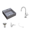 Ver imagem 2 de Kit Cuba Q355 Torneira 1198 Metal Válvula 1 Polegada Sifão Pvc Flexível Compace