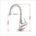 Ver imagem 7 de Kit Cuba Q355 Torneira 1198 Metal Válvula 1 Polegada Sifão Pvc Flexível Compace