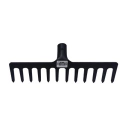 Kit 2 Ancinho de Aço 12 Dentes 33cm sem Cabo - Volpato - 1