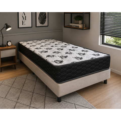 Colchão Solteiro D33 Extra Firme 88x188x19 Suporta 130kg Certificado Apolospuma