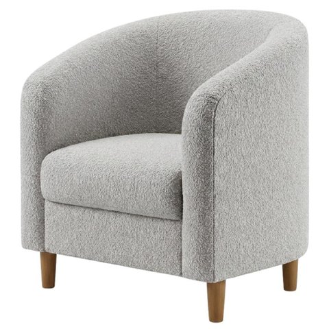 Poltrona Decorativa Aura Pes Madeira Boucle Tce 1018 Moll