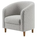 Ver imagem 1 de Poltrona Decorativa Aura Pes Madeira Boucle Tce 1018 Moll