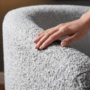 Ver imagem 6 de Poltrona Decorativa Aura Pes Madeira Boucle Tce 1018 Moll