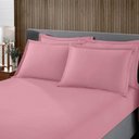 Ver imagem 2 de Jogo de Cama Buettner Solteiro King Malha Liso 2 Peças Image Rose