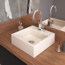 Ver imagem 1 de Kit Cuba Q355 Torneira Luxo 1195 Metal Válvula Click 1 Polegada G Sifão Pvc Flexível Compace