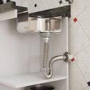 Ver imagem 2 de Sifao Simples Pia Cozinha Lavatorio 70cm Blukit Cor Cromado:Cromado