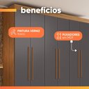 Ver imagem 7 de Guarda Roupas Casal 6 Portas 2 Gavetas Talia
