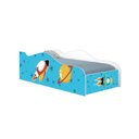 Ver imagem 3 de Cama Infantil com Colchão Foguete Espacial 100% Mdf para Quarto Infantil