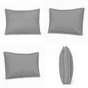 Ver imagem 2 de Almofada Decorativa Shine Cheia Fofinha com Zíper 46x60 Tecido Bouclé para Sofá Cama Poltrona Enchim