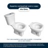 Assento Sanitário com Amortecedor Iris Branco para Vaso Onix - 4