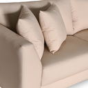 Ver imagem 4 de Sofá Pierri | Pé Aço & Tecido Acquablock Impermeável | 200cm | Bege