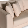 Sofá Pierri | Pé Aço & Tecido Acquablock Impermeável | 200cm | Bege - 4