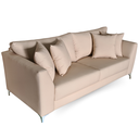 Ver imagem 2 de Sofá Pierri | Pé Aço & Tecido Acquablock Impermeável | 200cm | Bege
