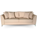 Ver imagem 1 de Sofá Pierri | Pé Aço & Tecido Acquablock Impermeável | 200cm | Bege