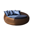 Ver imagem 1 de Sofá Concha Redonda 1,50m em Fibra Sintética para Área Externa Jardim e Sacada