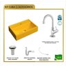 Kit Cuba Q45 Torneira 1198 Metal Válvula 1 Polegada Sifão Pvc Flexível Compace - 6